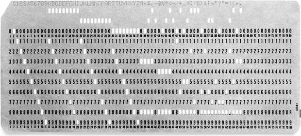 The 80-column IBM card (1928) 